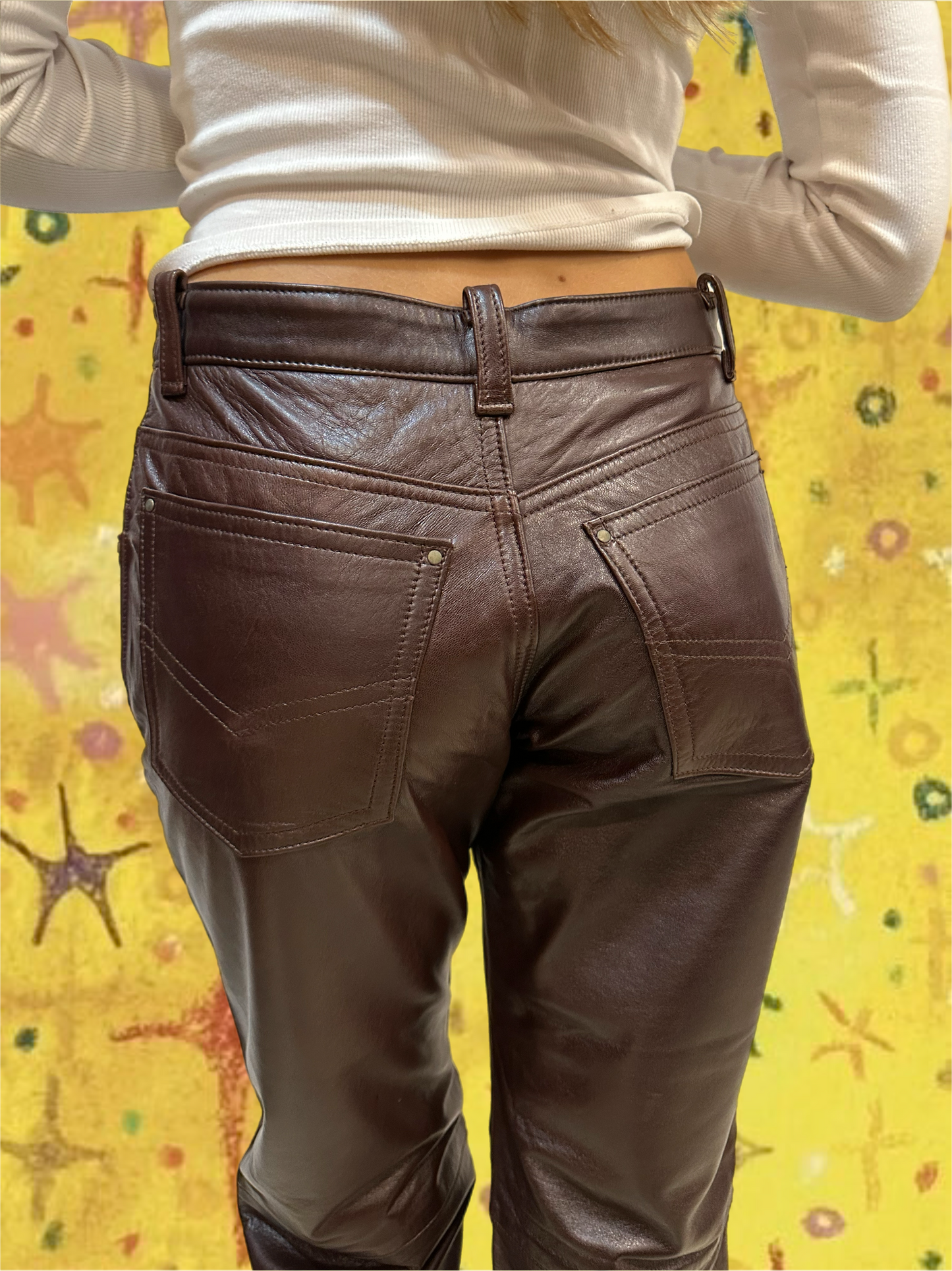 Pantalones Leather 011