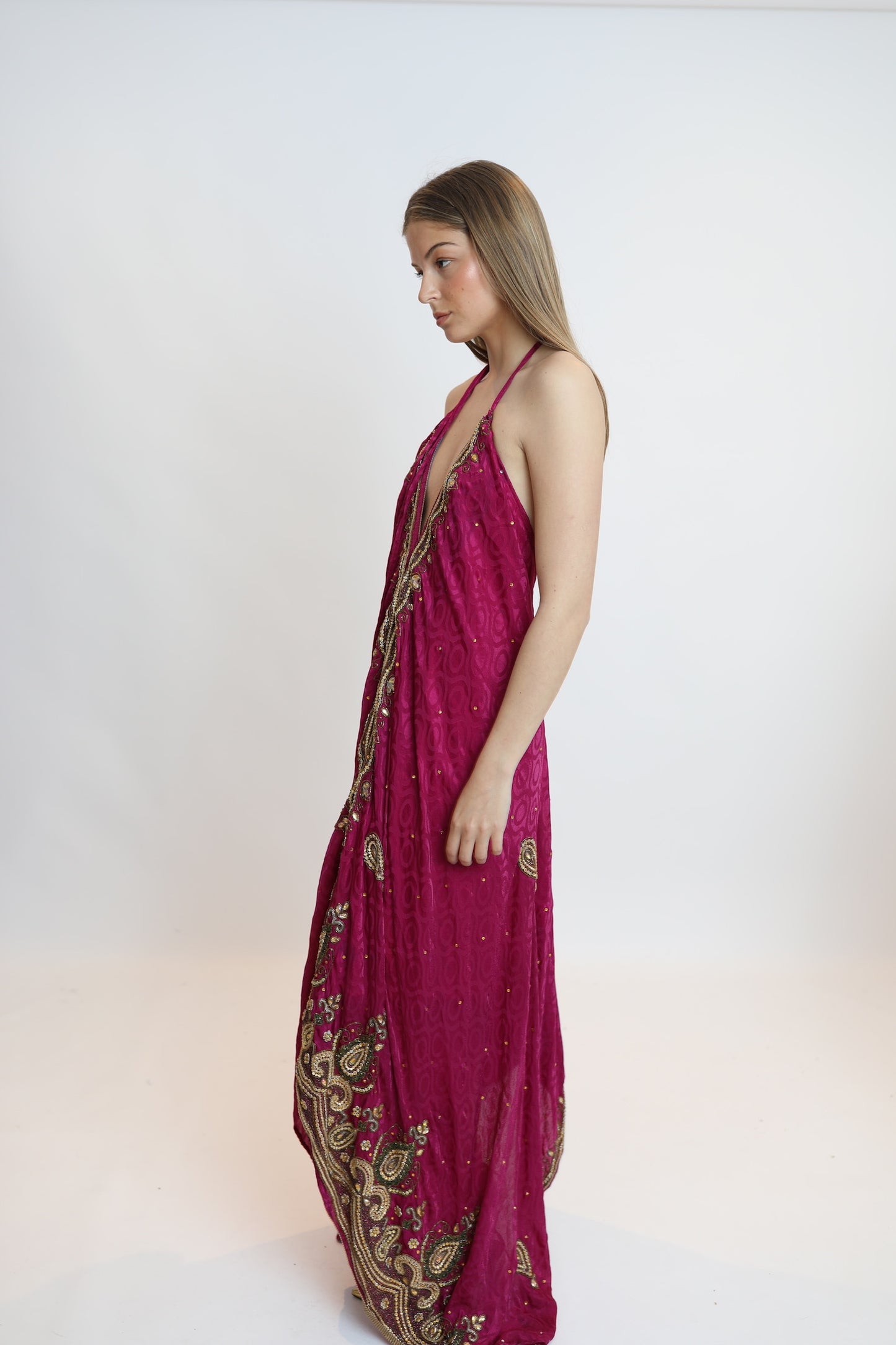 Vestido joya rosa 286