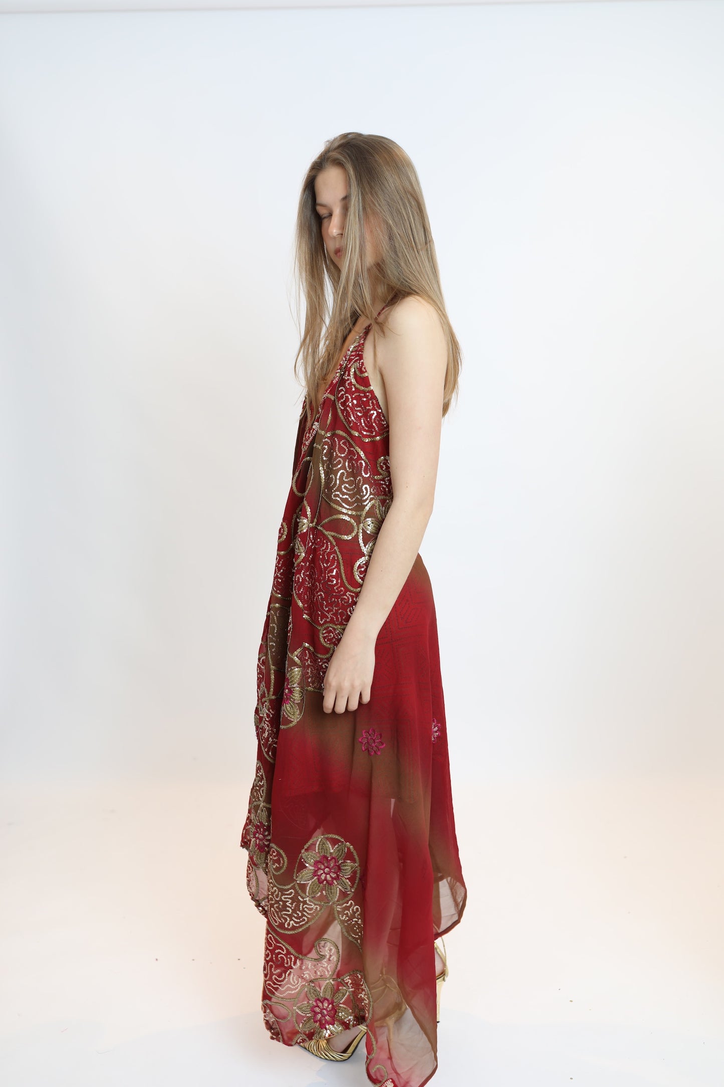 Vestido joya rojo 196