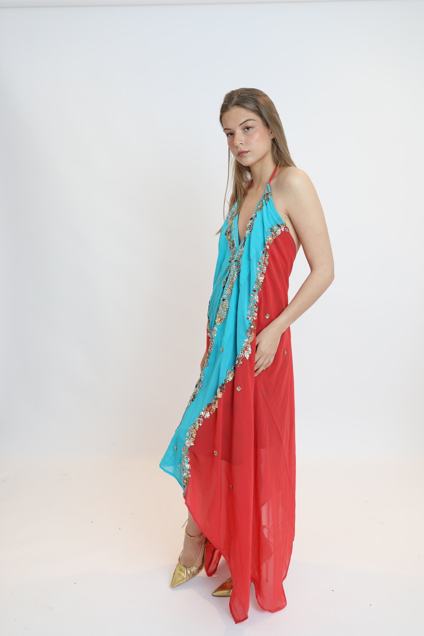 Vestido joya multicolor 180