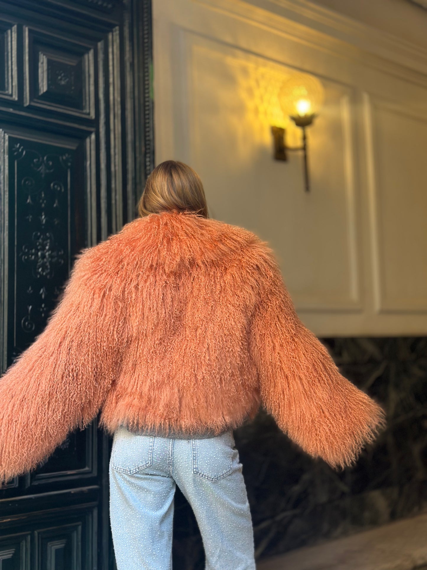 Abrigo CARINA (salmón)