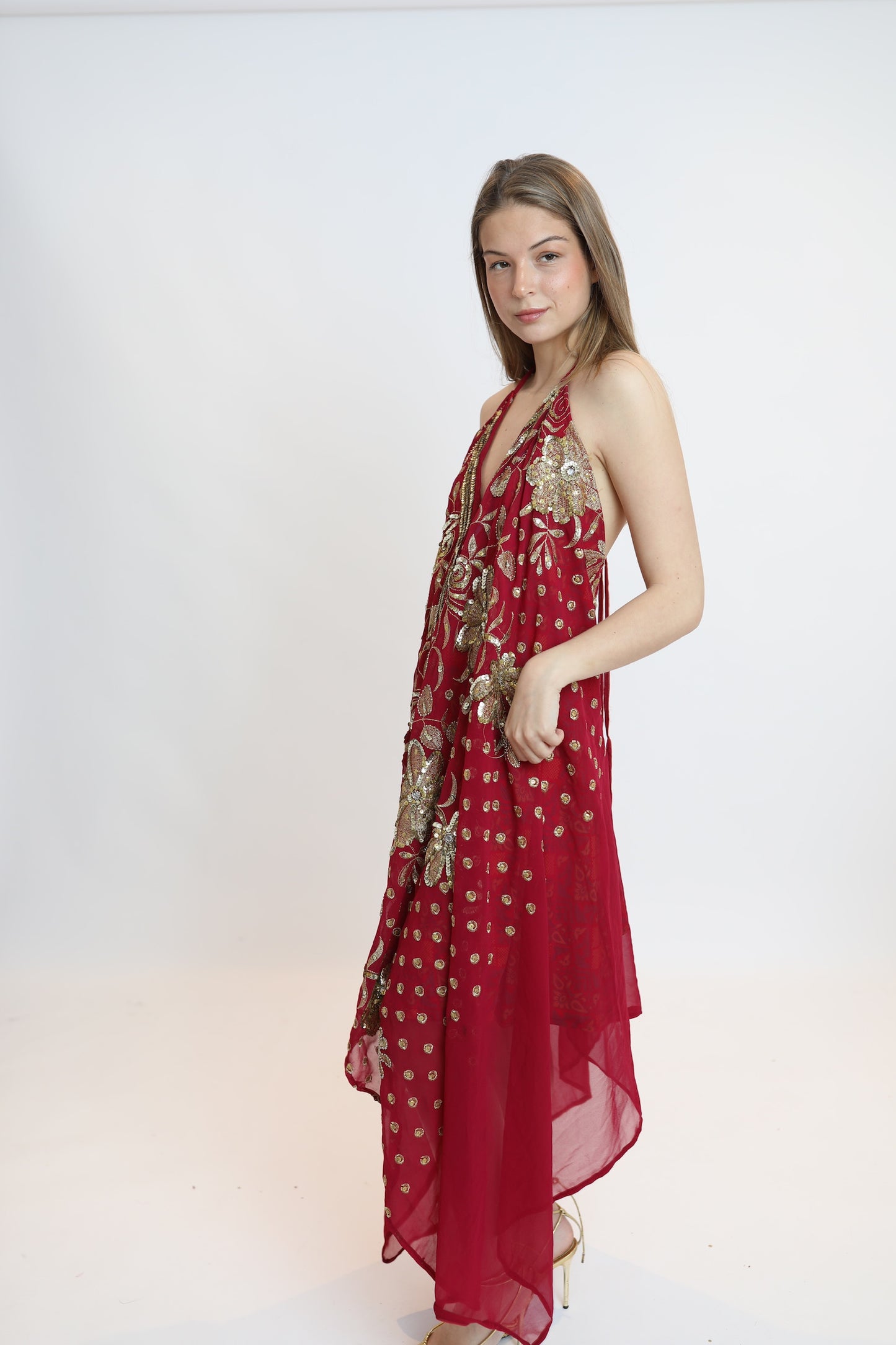 Vestido joya rojo 197