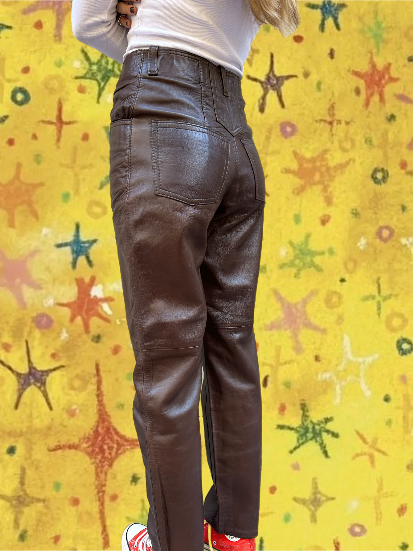 Pantalones Leather 018