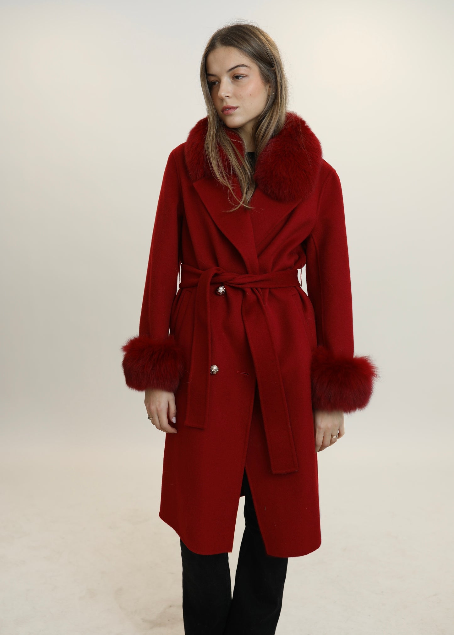 Abrigo TRASTEVERE (rojo)