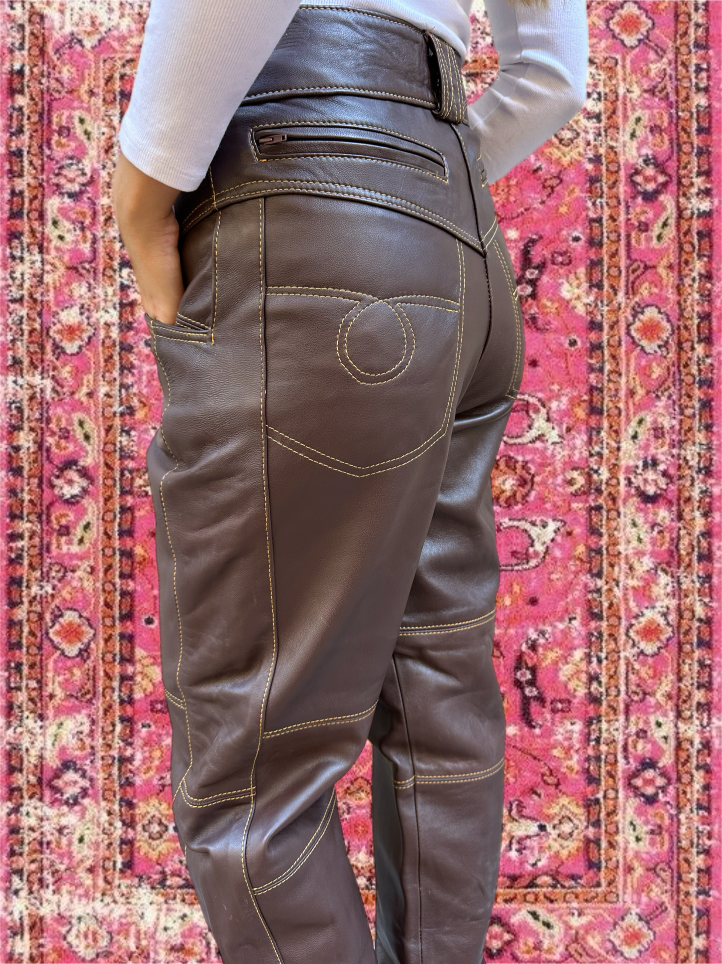 Pantalones Leather 014