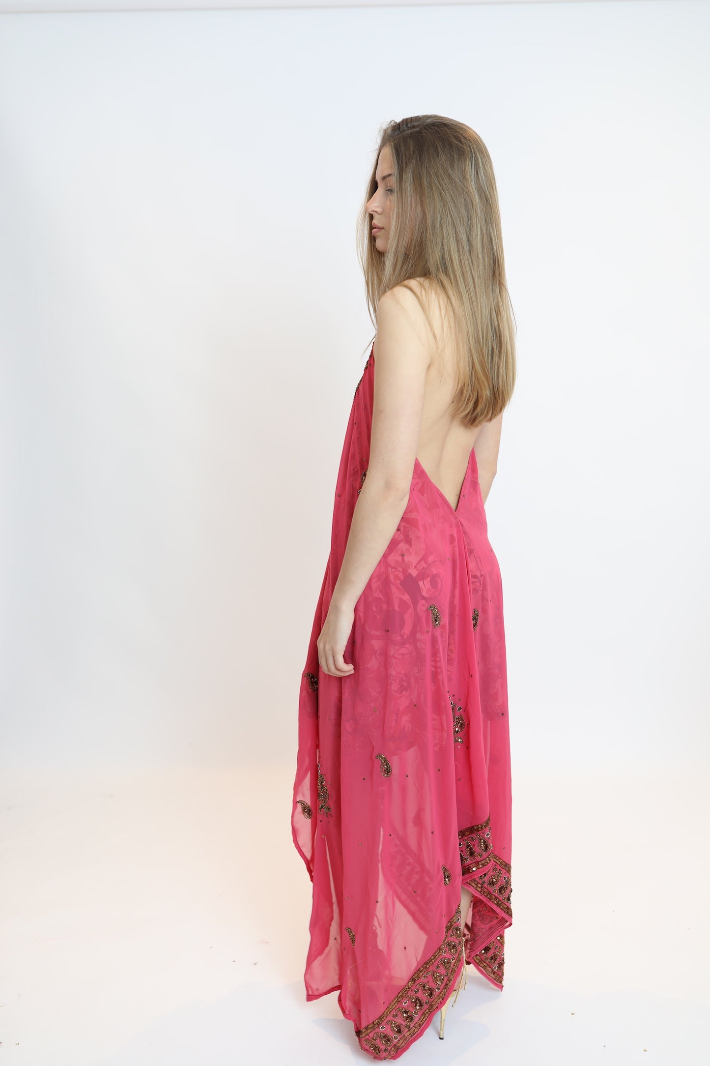 Vestido joya rosa 209