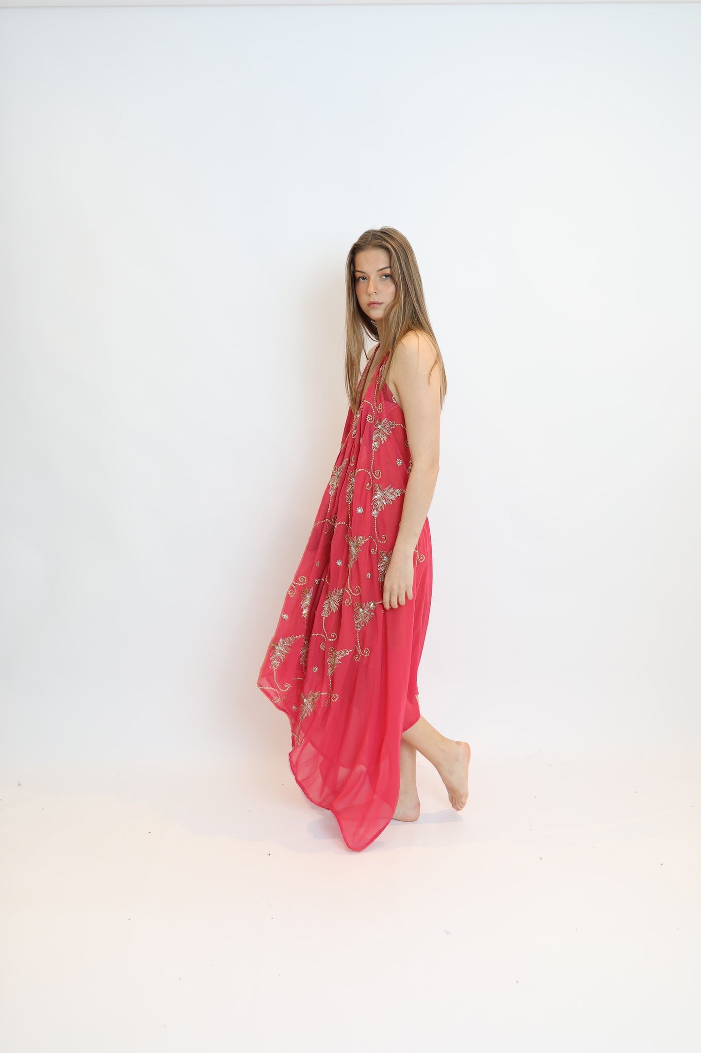 Vestido joya rosa 138