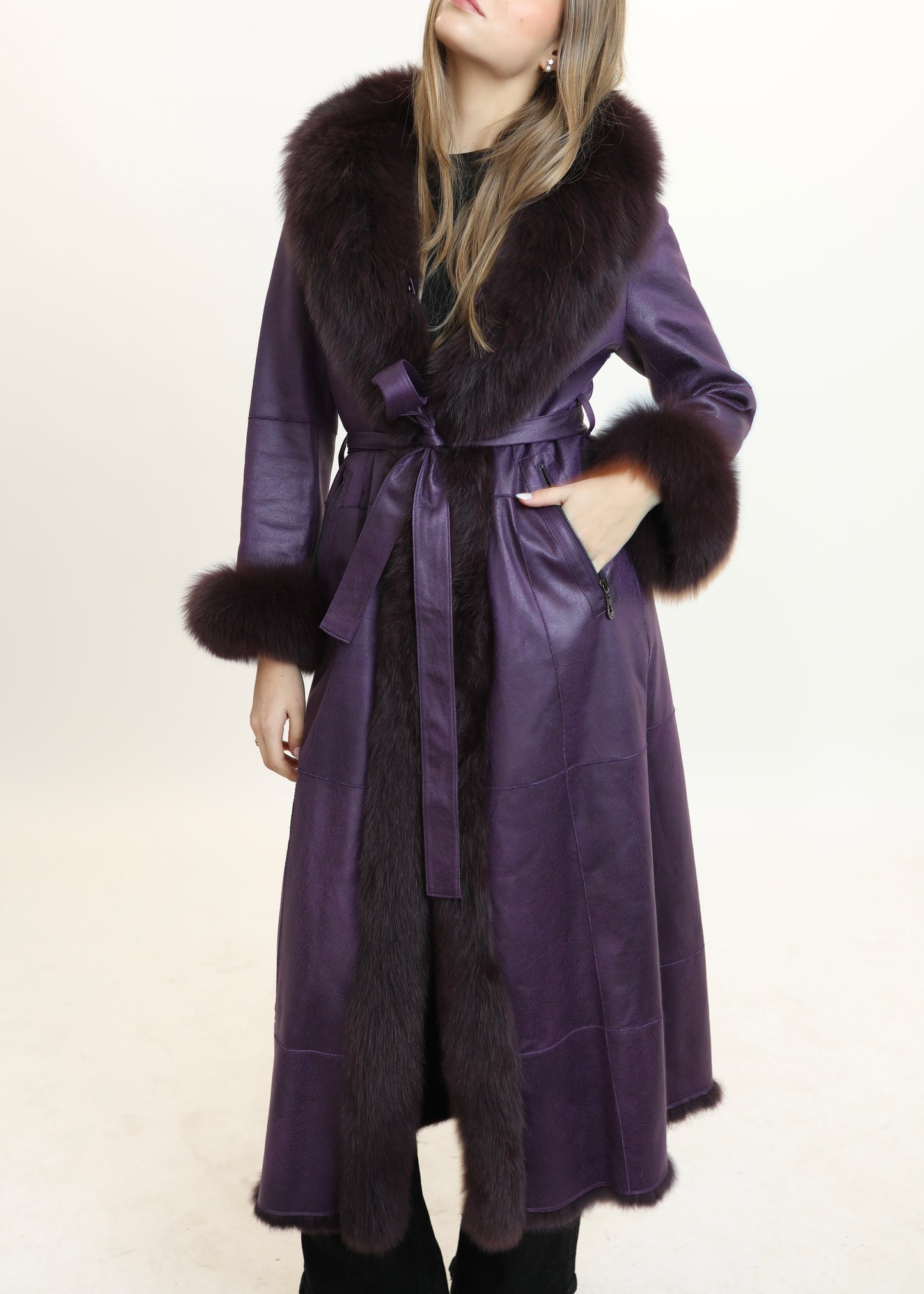 Abrigo Elegance (morado)