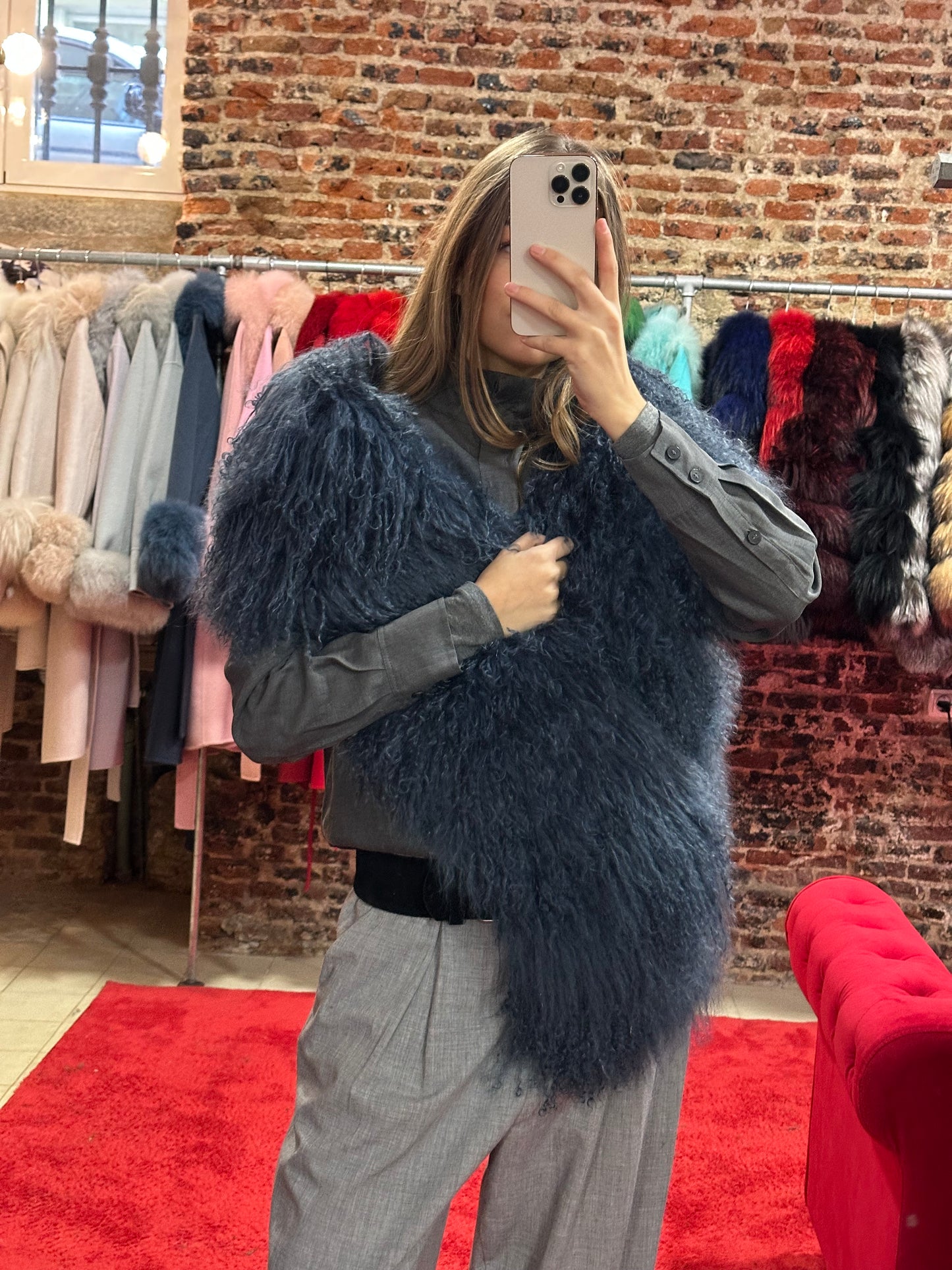 Estola salvaje (azul)