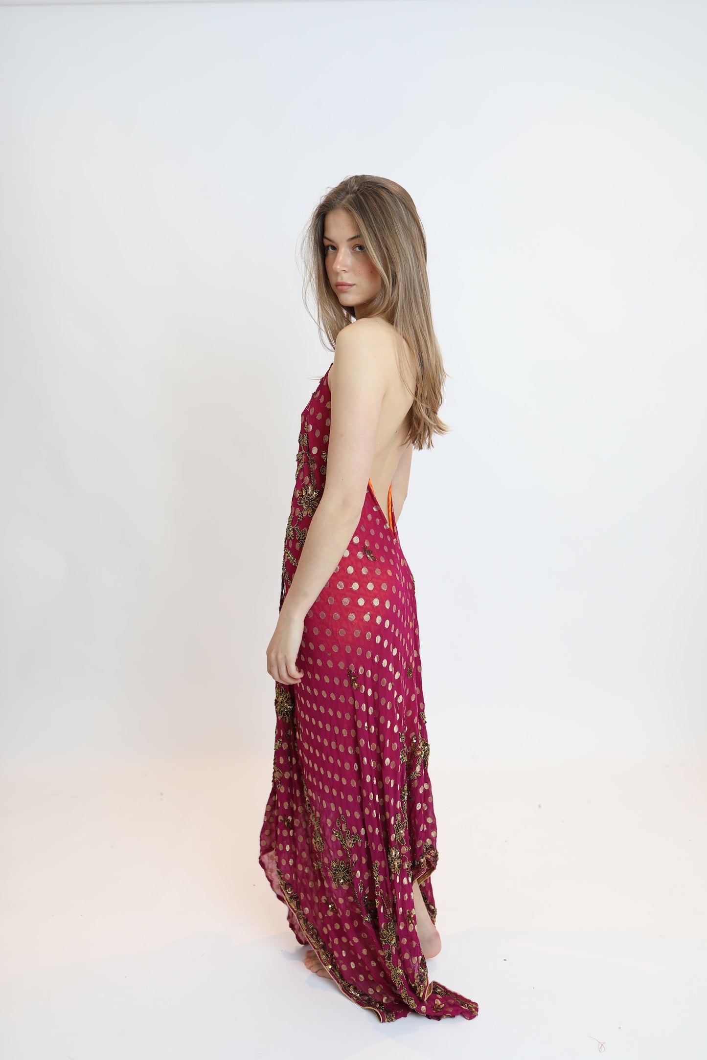 Vestido joya rosa 010