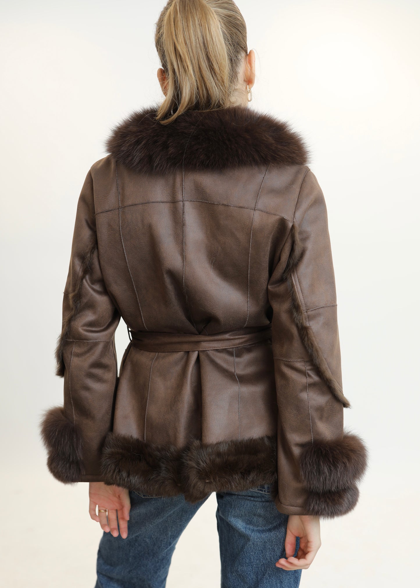 Abrigo Baby Budapest (marrón)