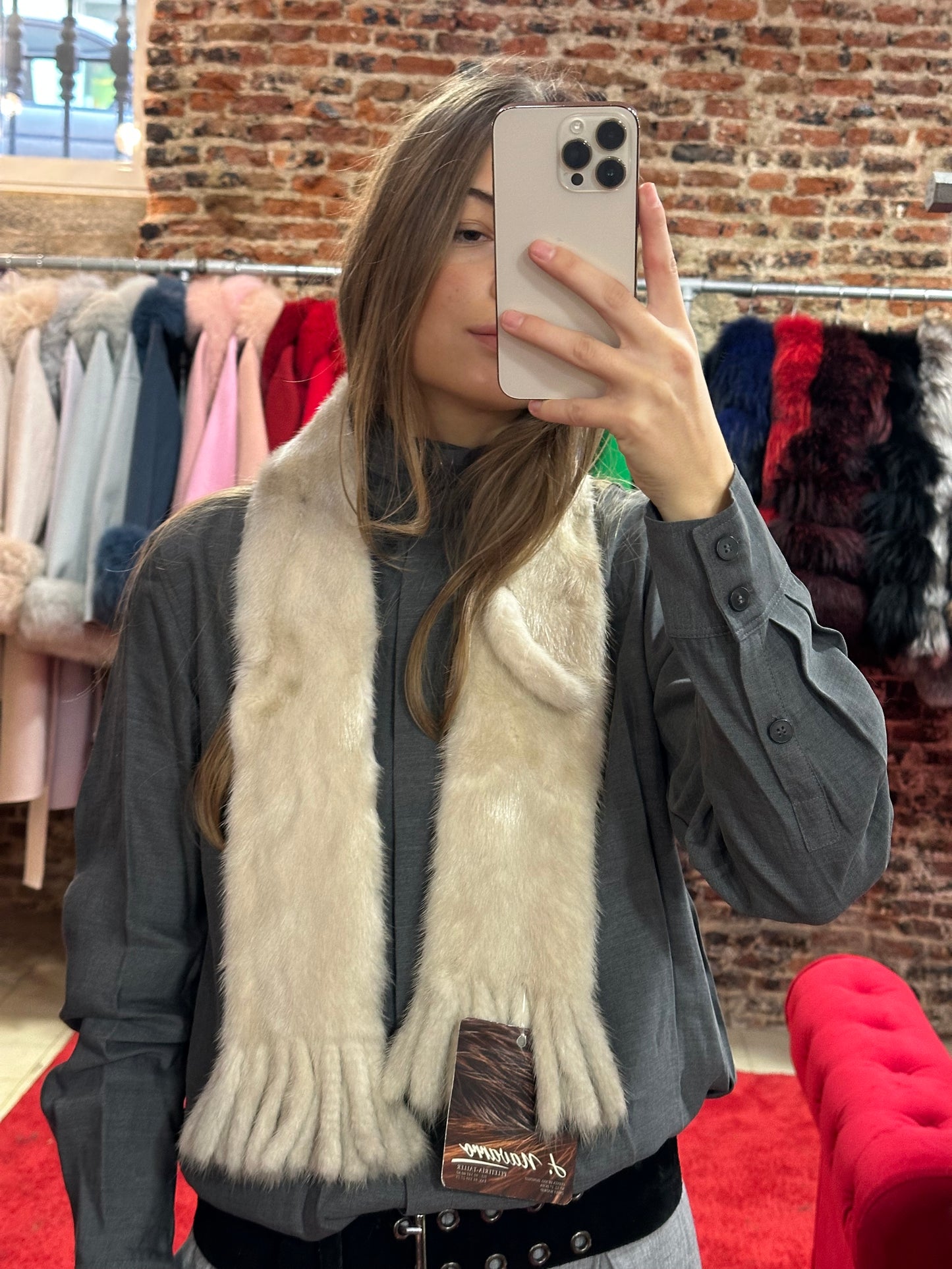 Cello de visón (blanco)