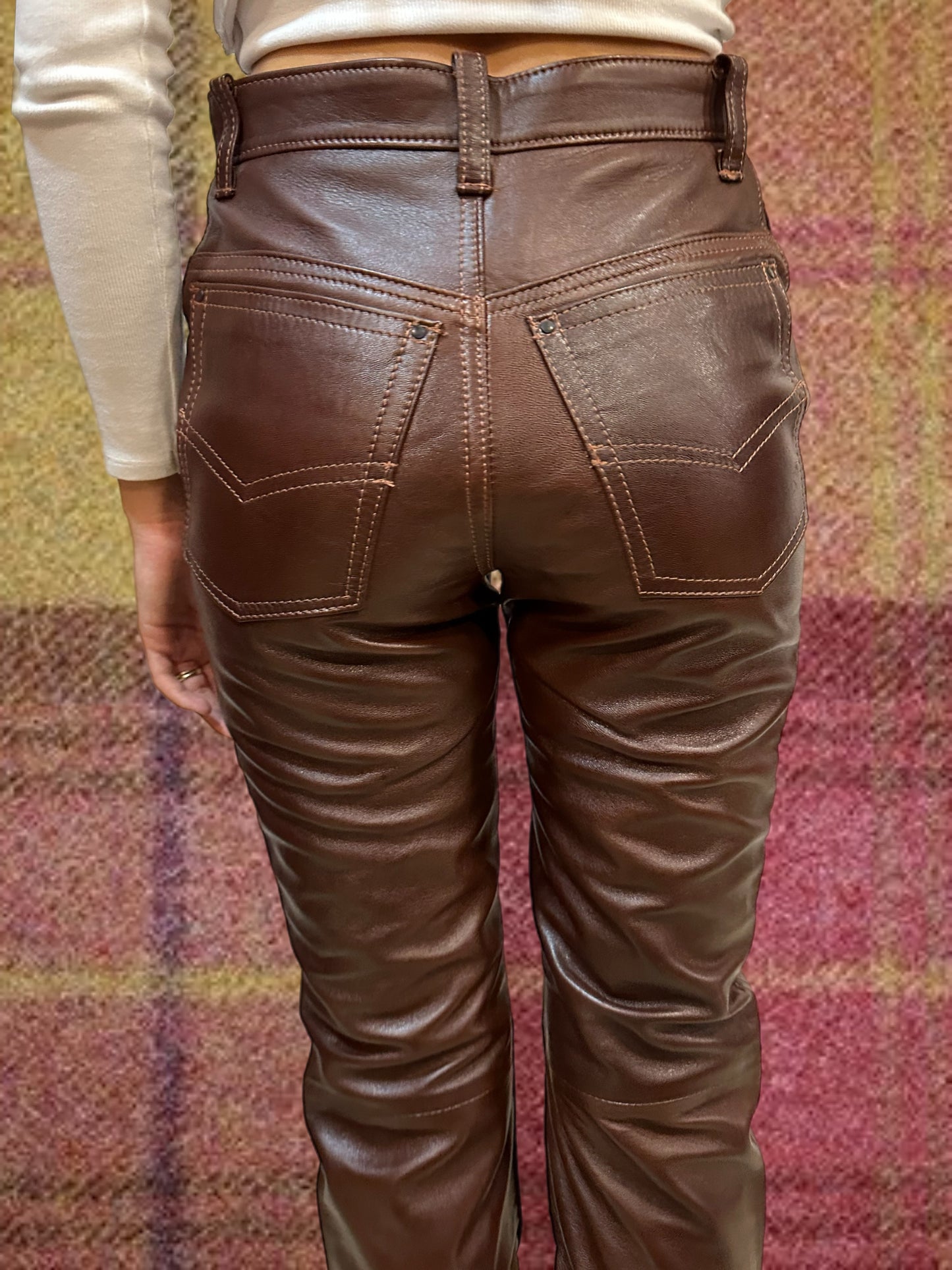 Pantalones Leather 016