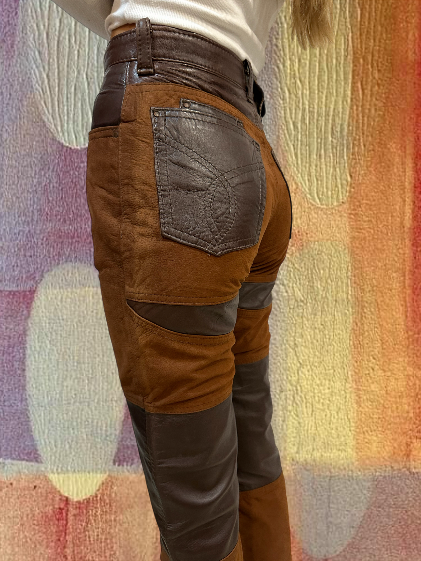 Pantalones Leather 003