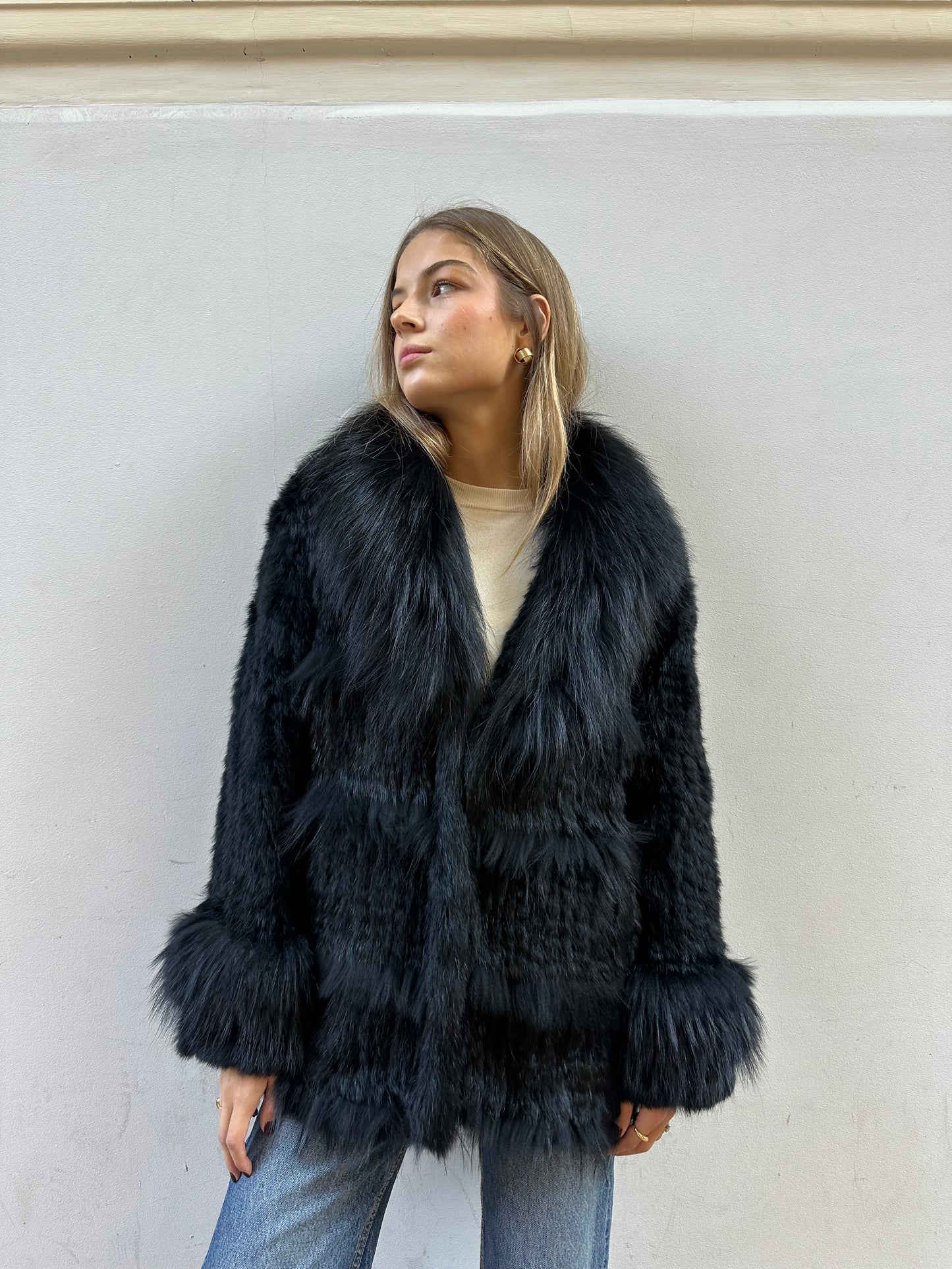 Abrigo Soft High (negro)