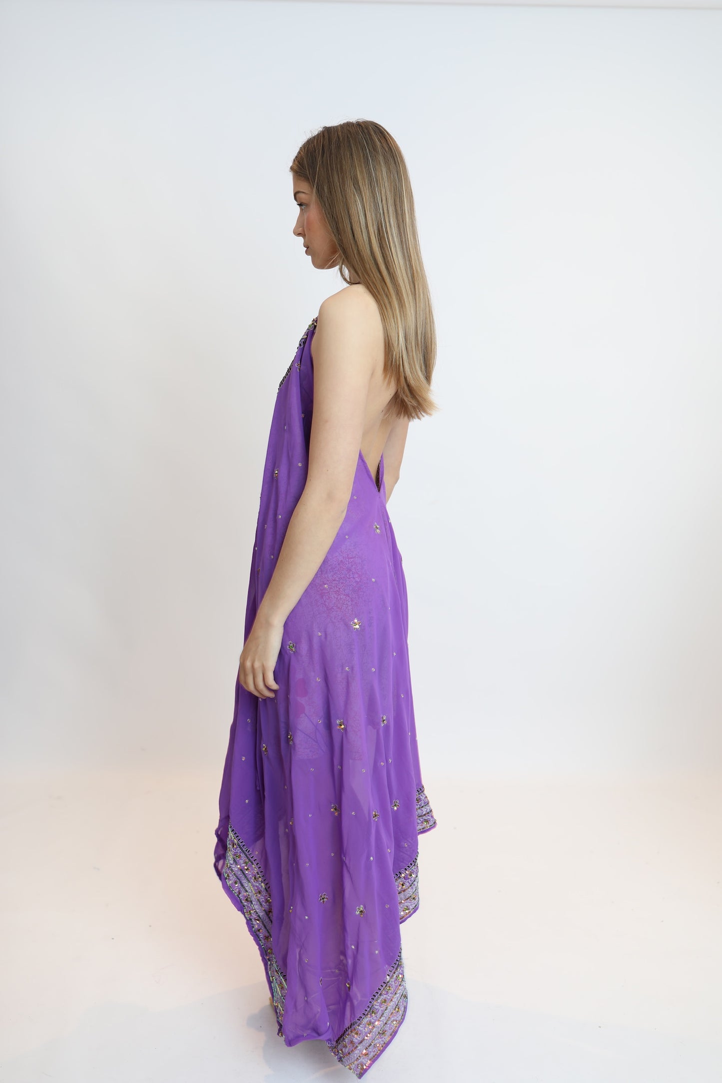 Vestido joya morado 255