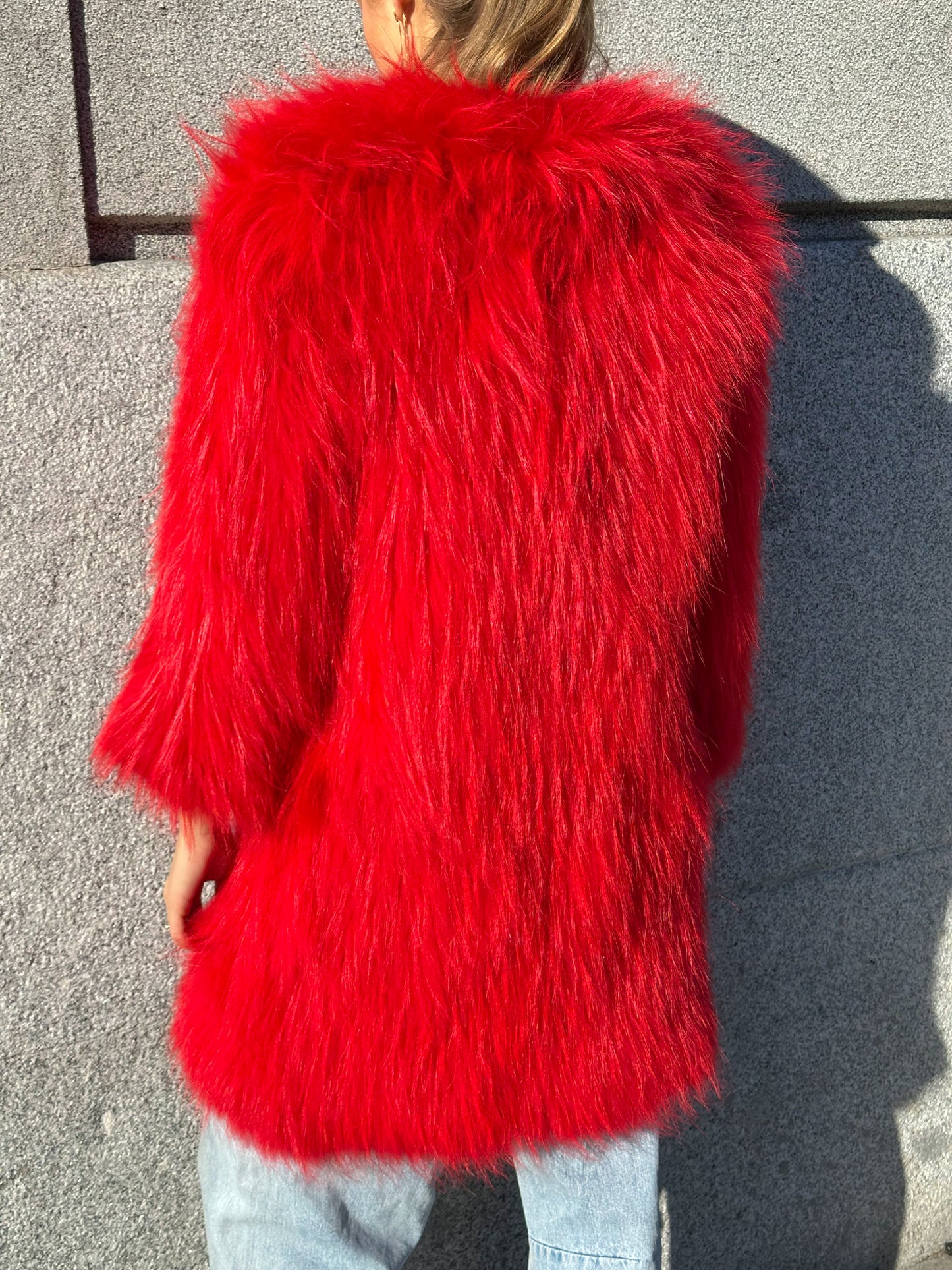 Abrigo fly Long (rojo)