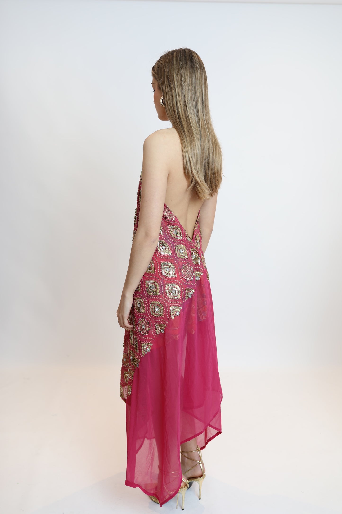 Vestido joya rosa 276