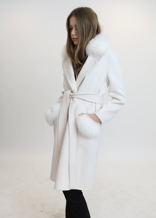 Abrigo AMALFI (blanco)