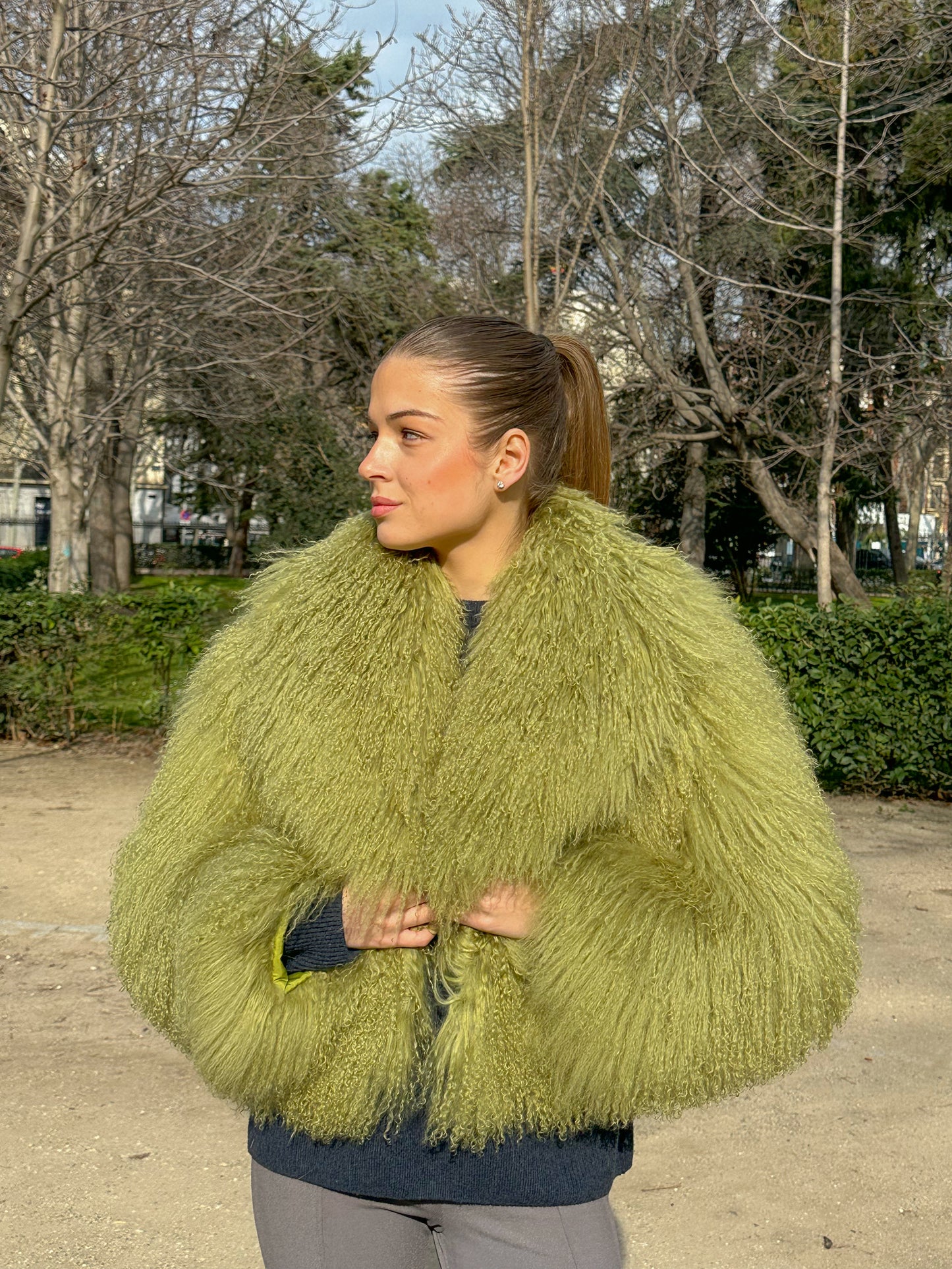 CARINA coat (pistachio)