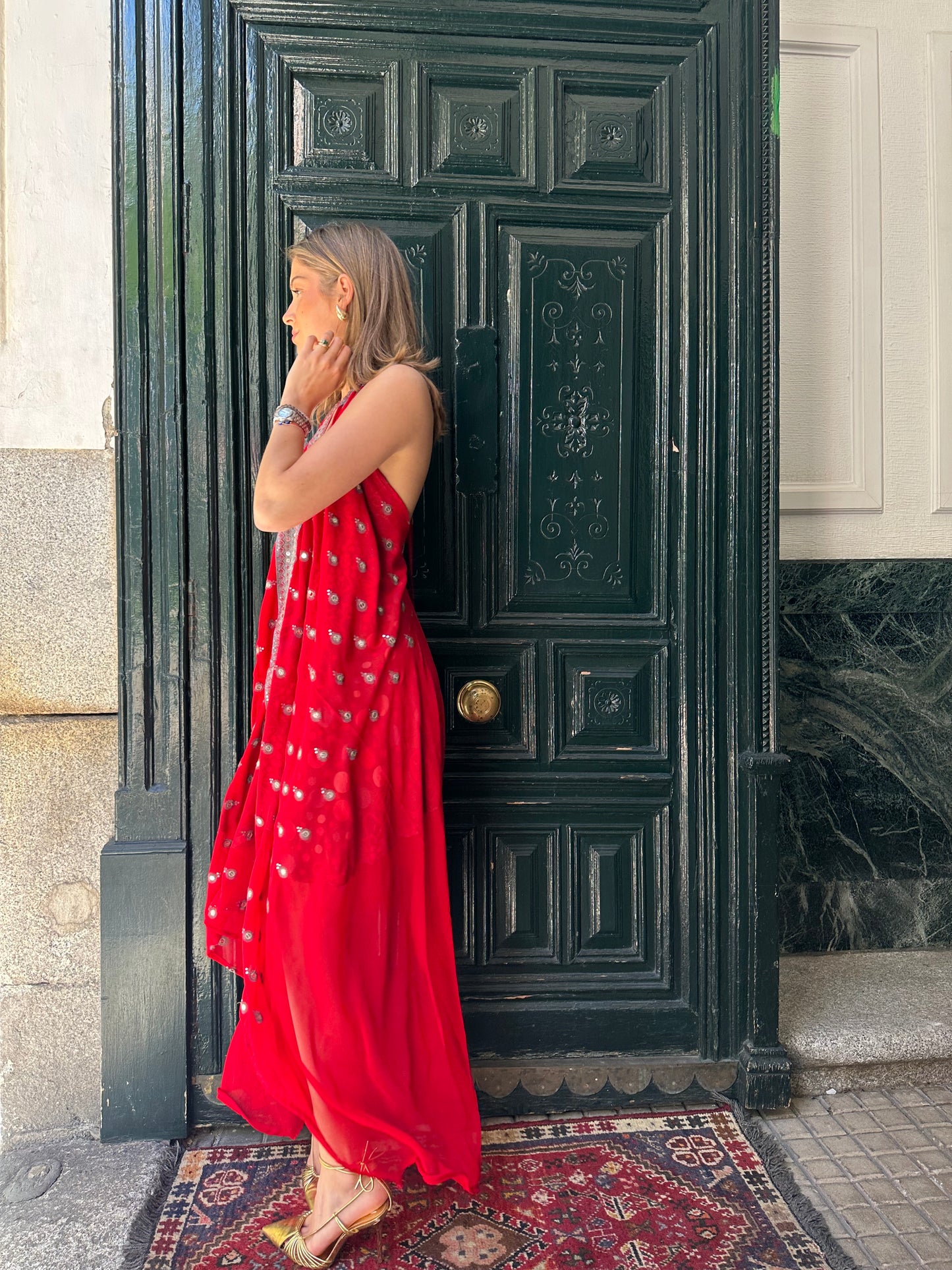 Vestido joya rojo