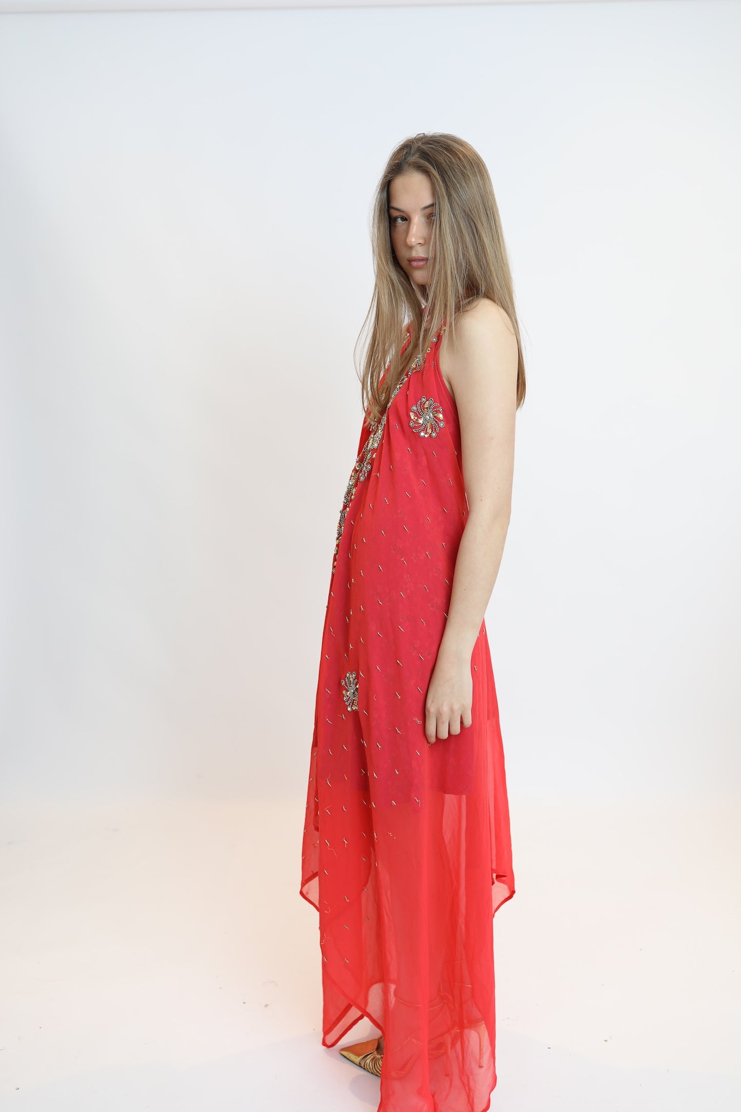 Vestido joya rojo 206