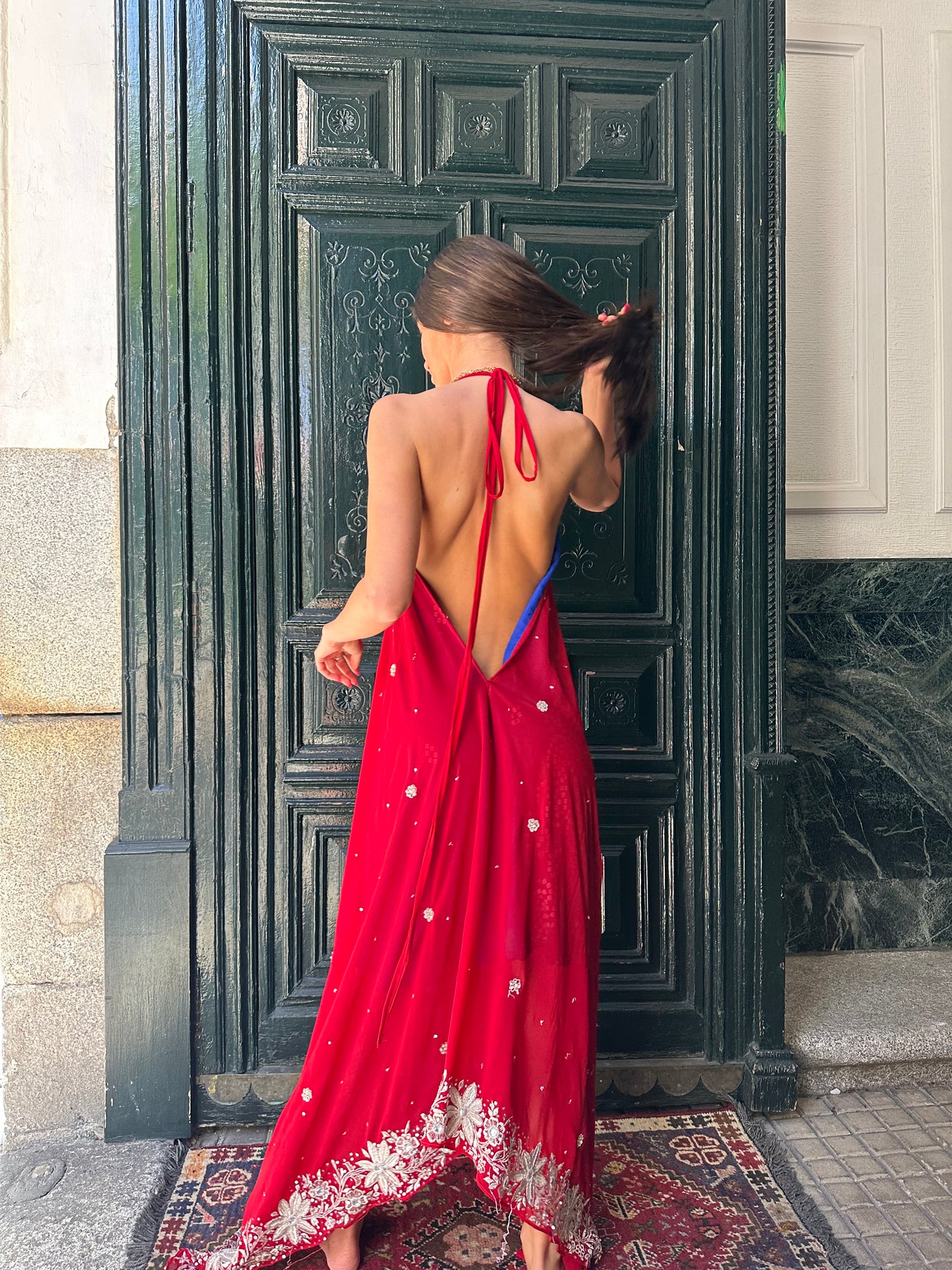 Vestido joya rojo