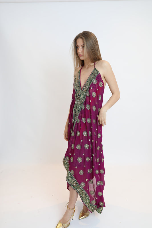Vestido joya morado 185