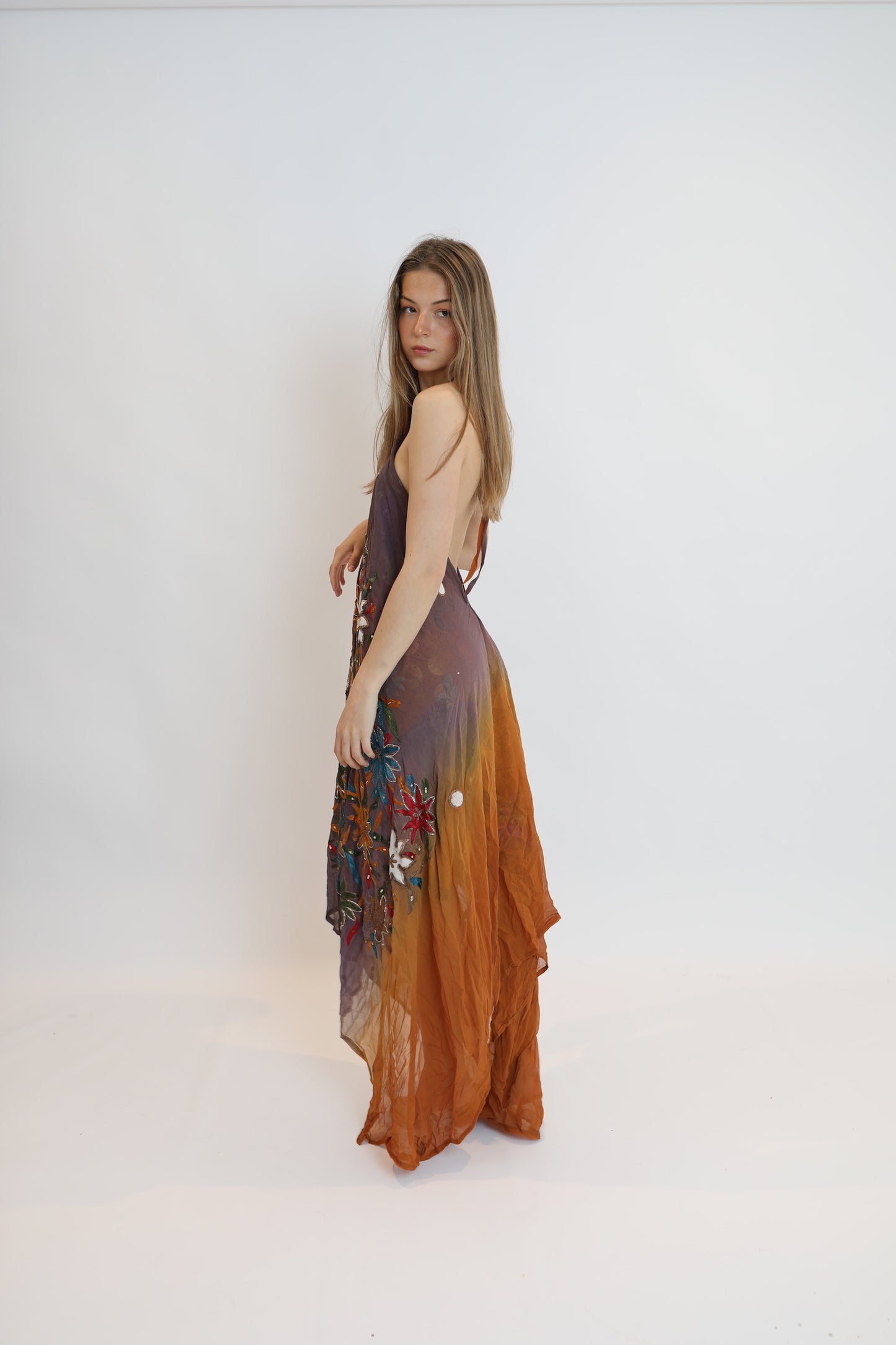 Vestido joya multicolor 163