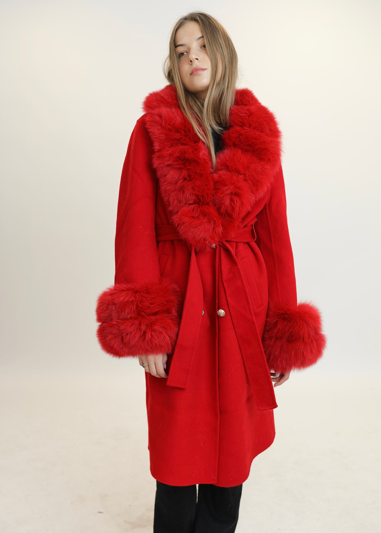 Abrigo FLORENCIA (rojo)