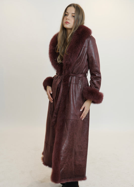 Abrigo ELEGANCE granate