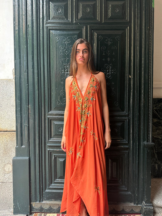 Orange Jewel Dress