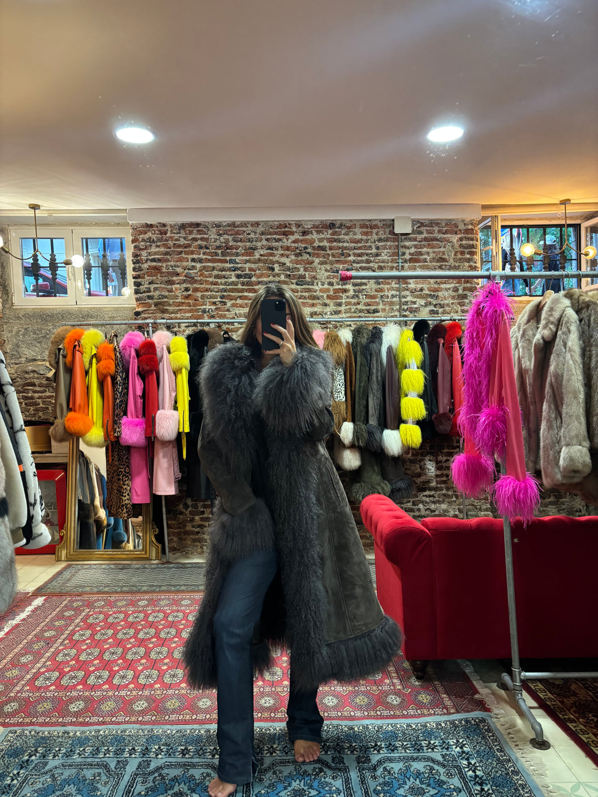 The Long Afghan Suede
