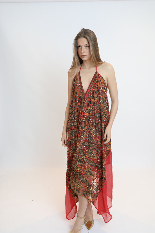 Vestido joya multicolor 186