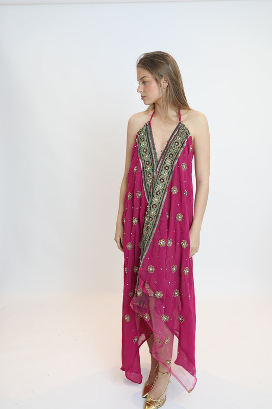 Vestido joya rosa 177