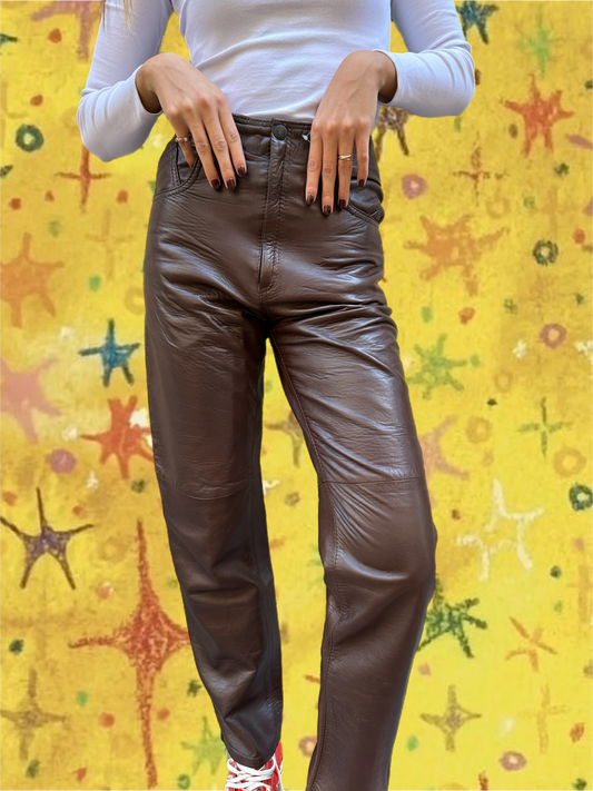 Pantalones Leather 018