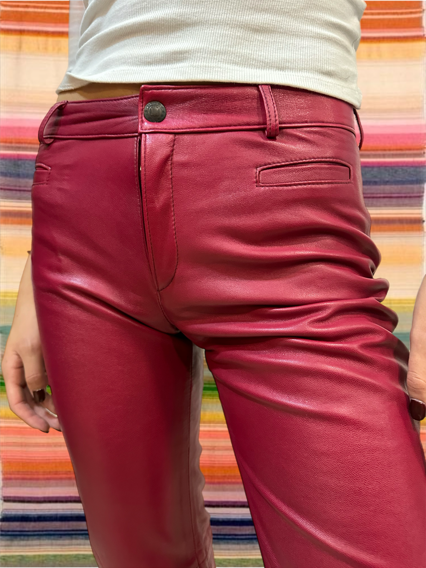 Pantalones Leather 015