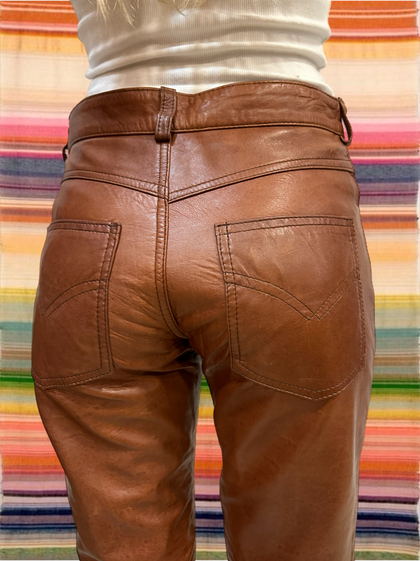 Pantalones Leather 004