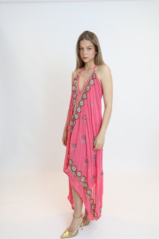 Vestido joya rosa 183