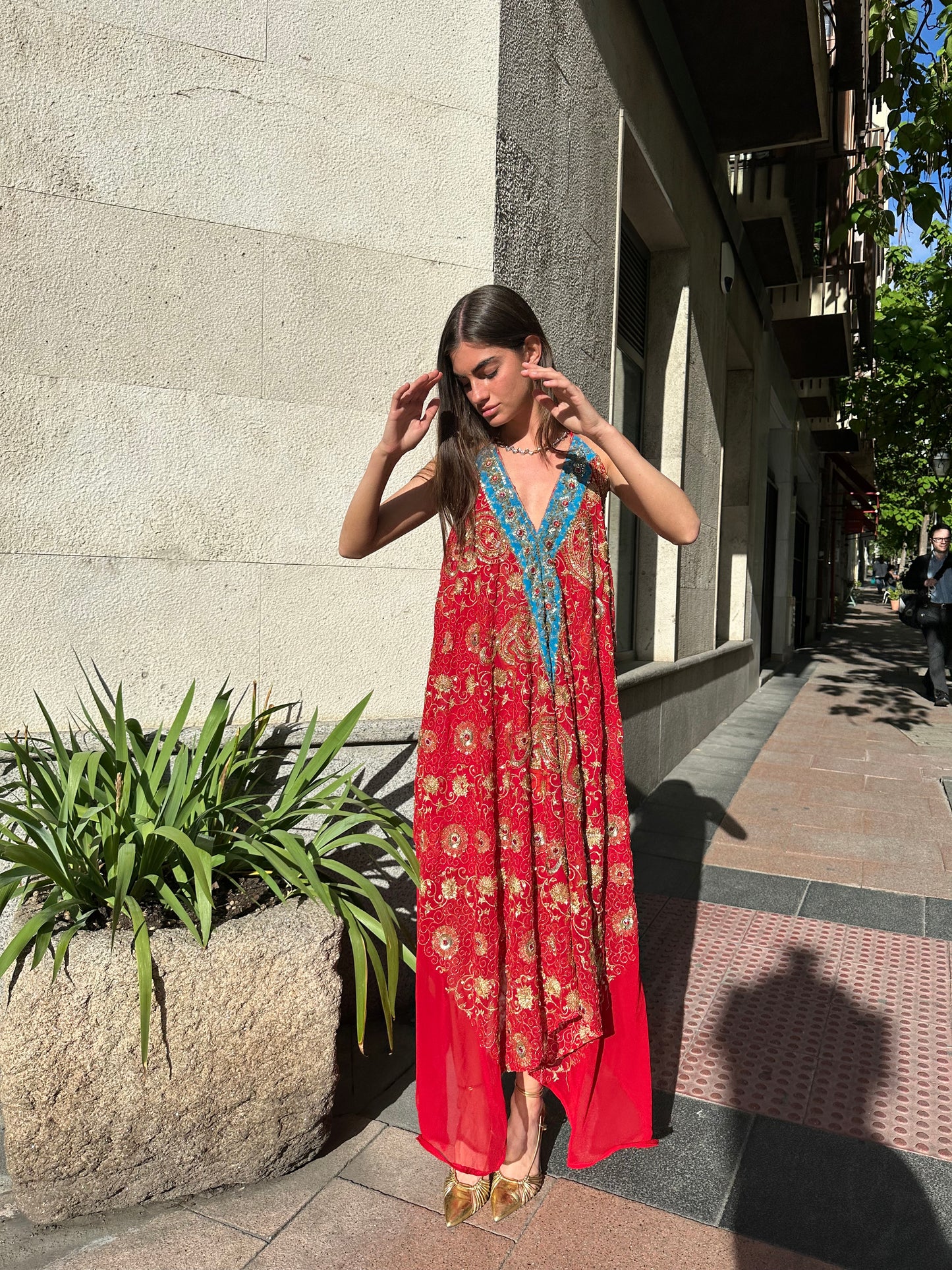 Vestido joya rojo