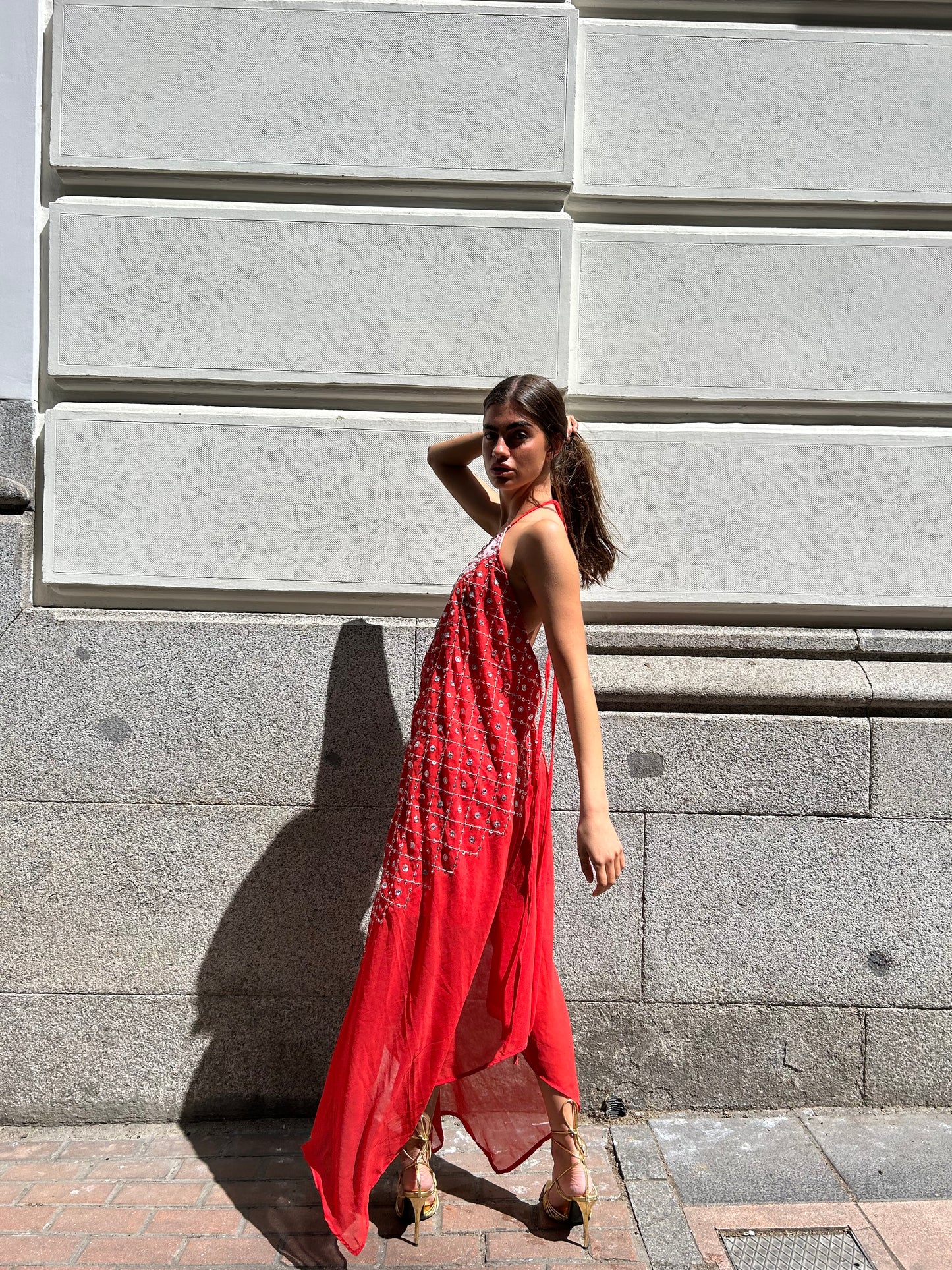 Vestido joya rojo