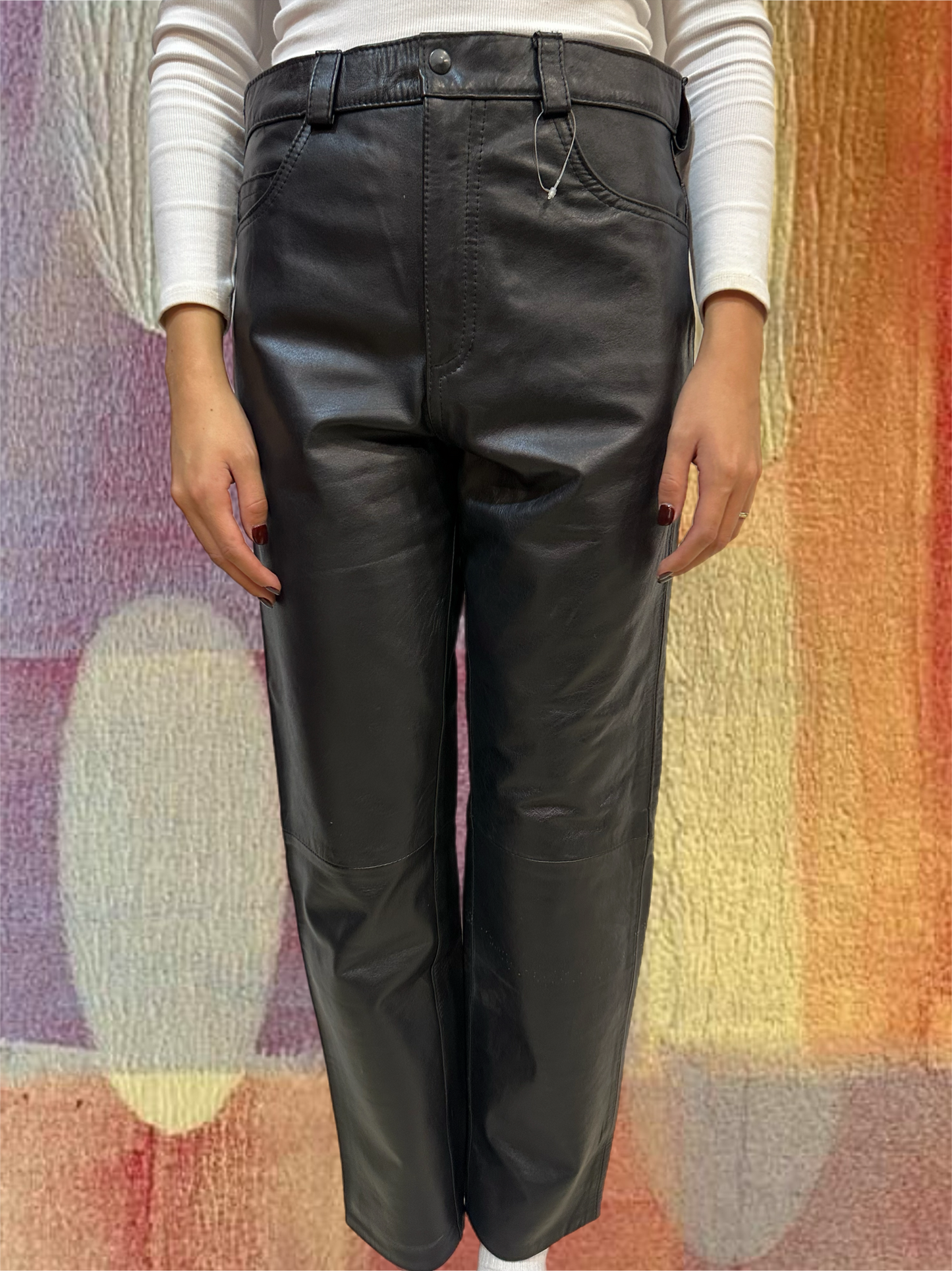 Pantalones Leather 013