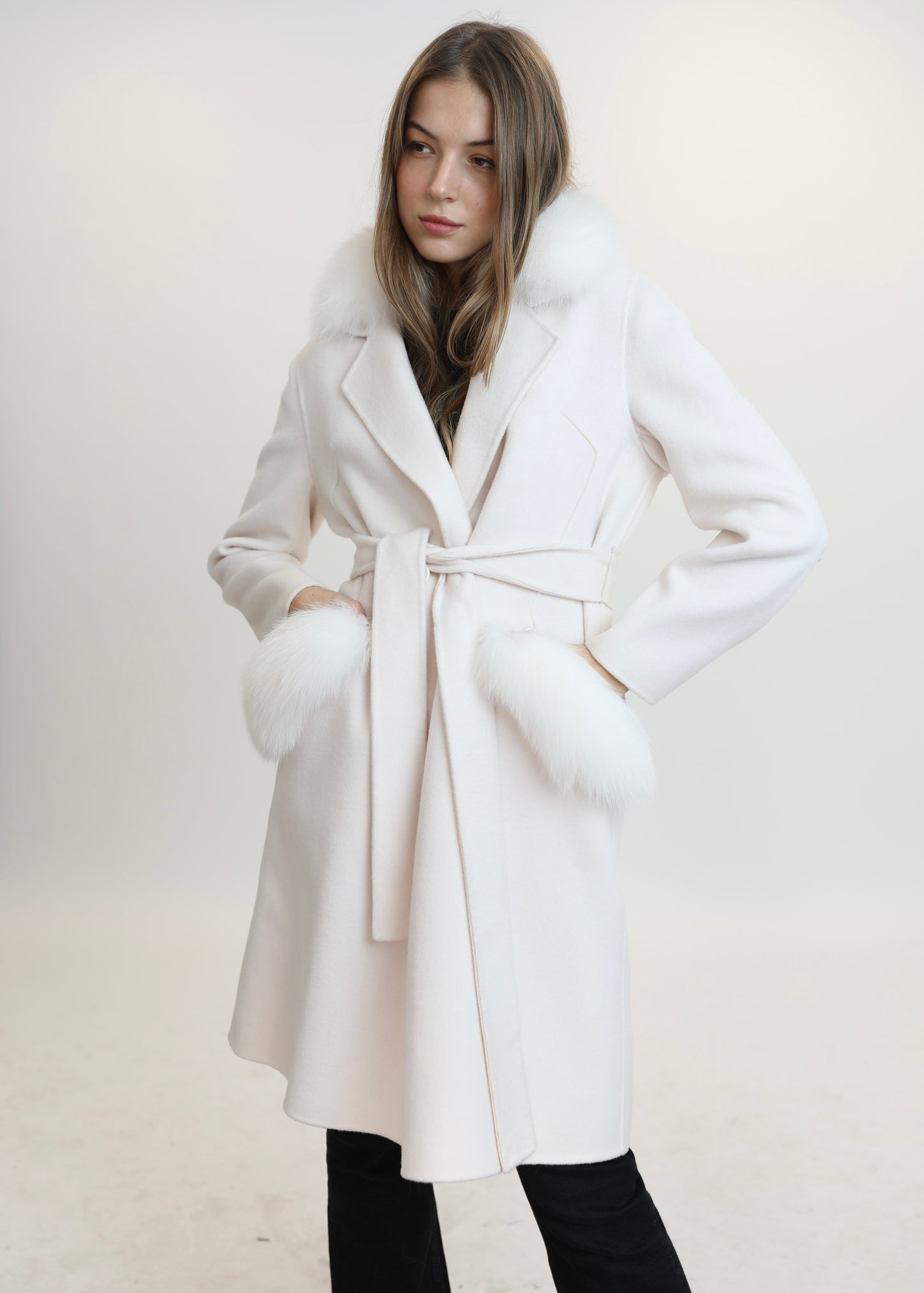 Abrigo AMALFI (blanco)