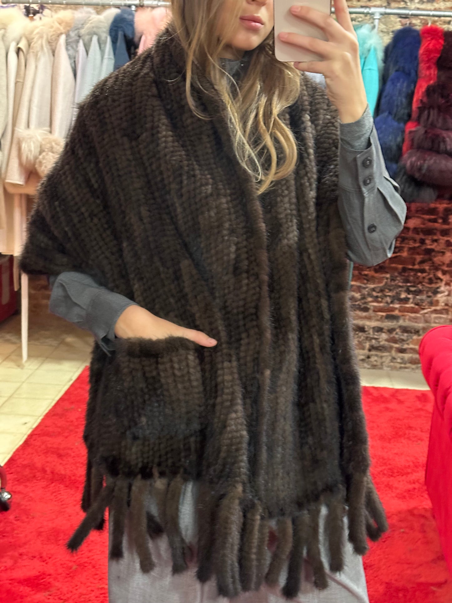 Estola Visón (marrón chocolate)