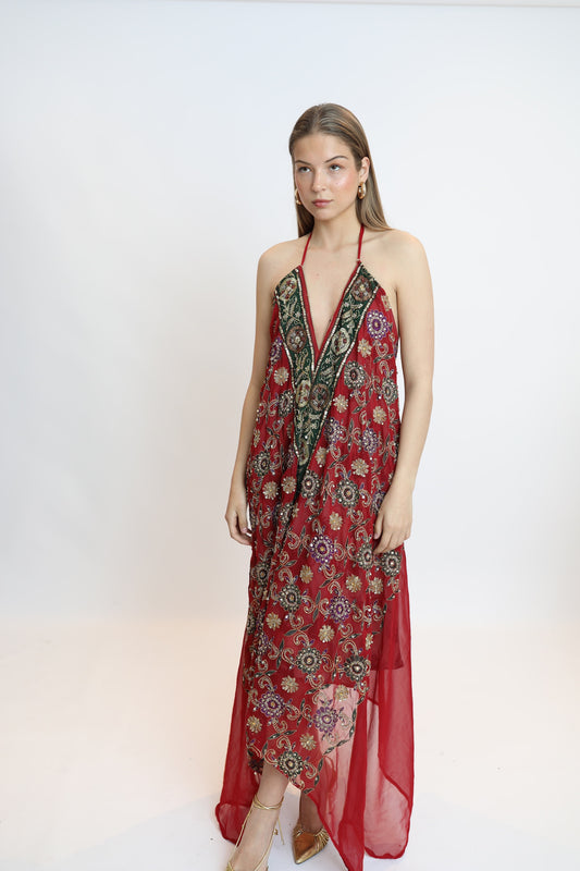 Vestido joya rojo 269