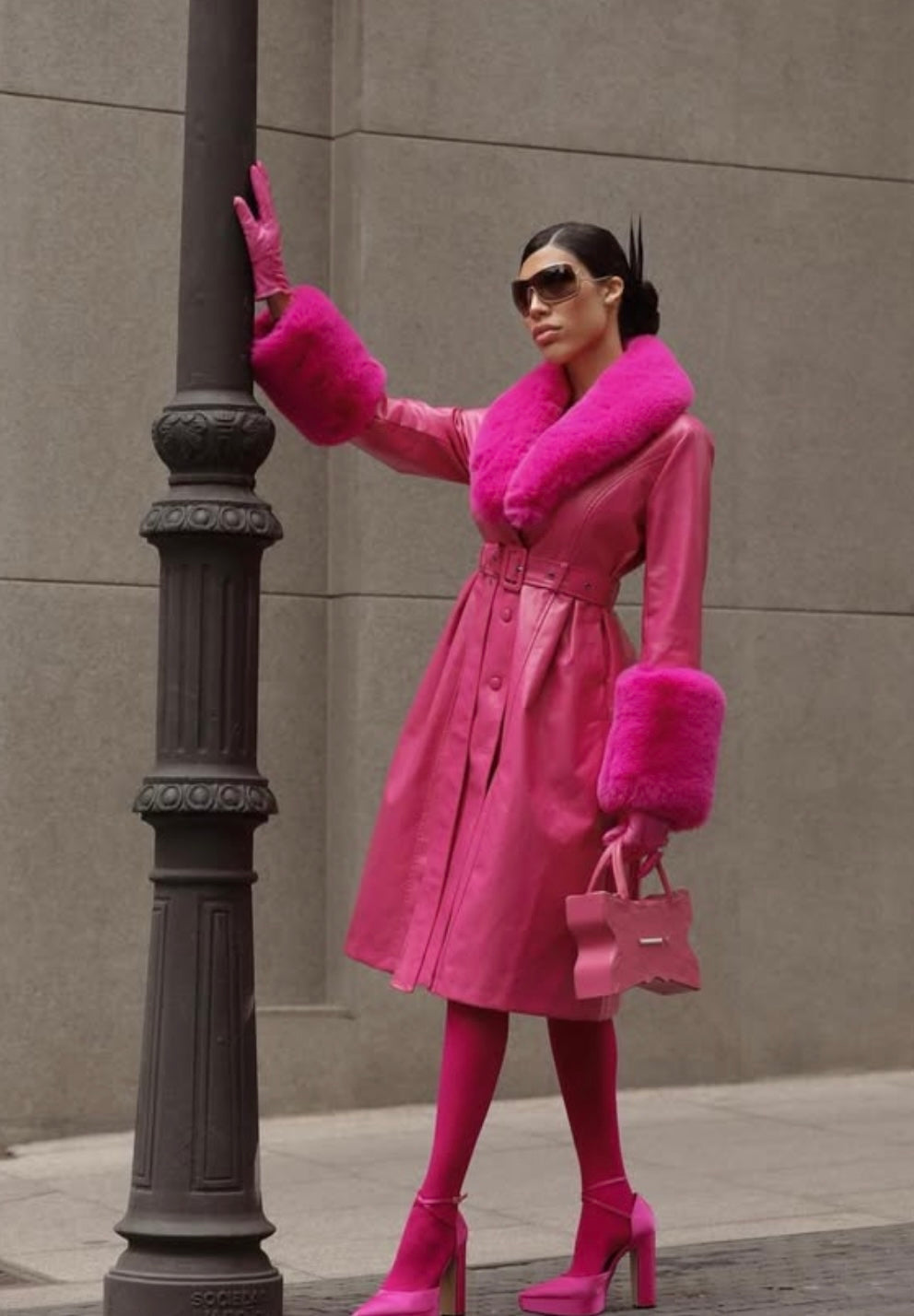 Fuchsia regular star coat