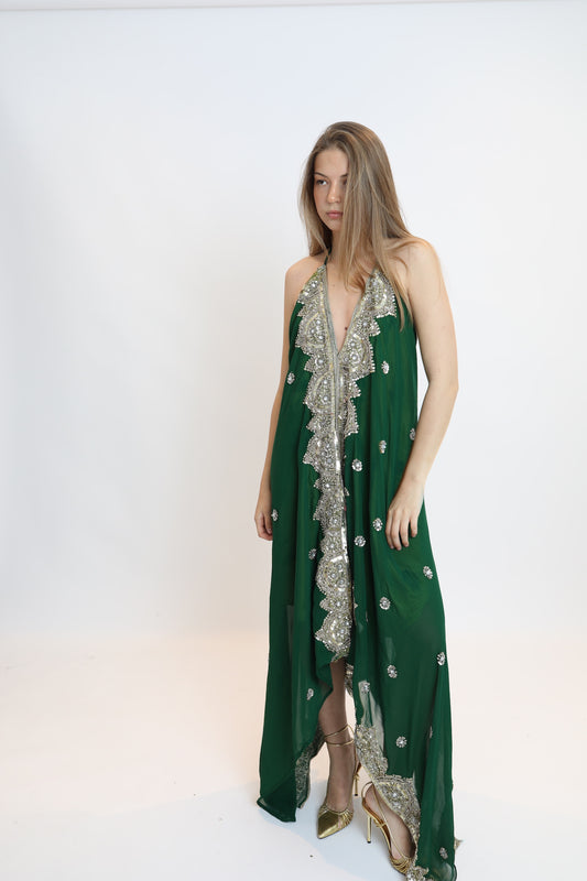 Vestido joya verde 239