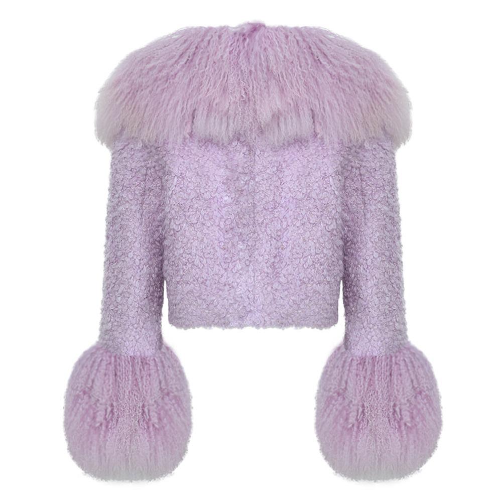 Abrigos TIMELESS lana (lila)