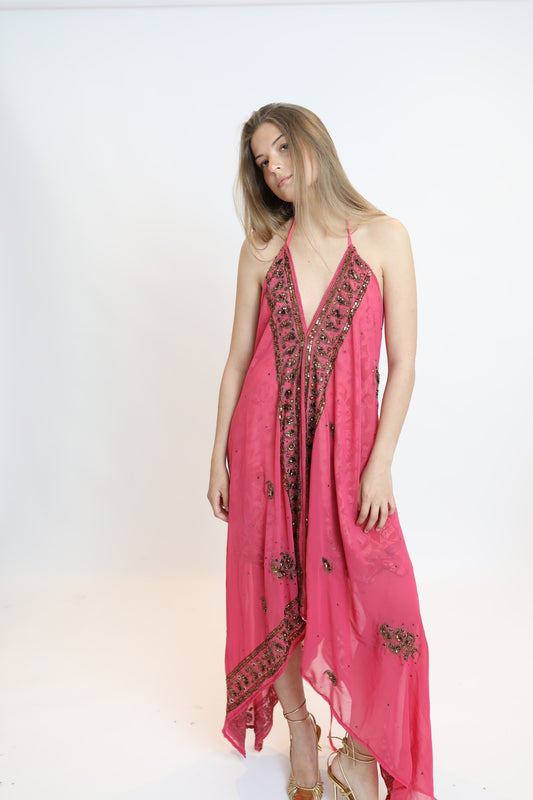 Vestido joya rosa 209