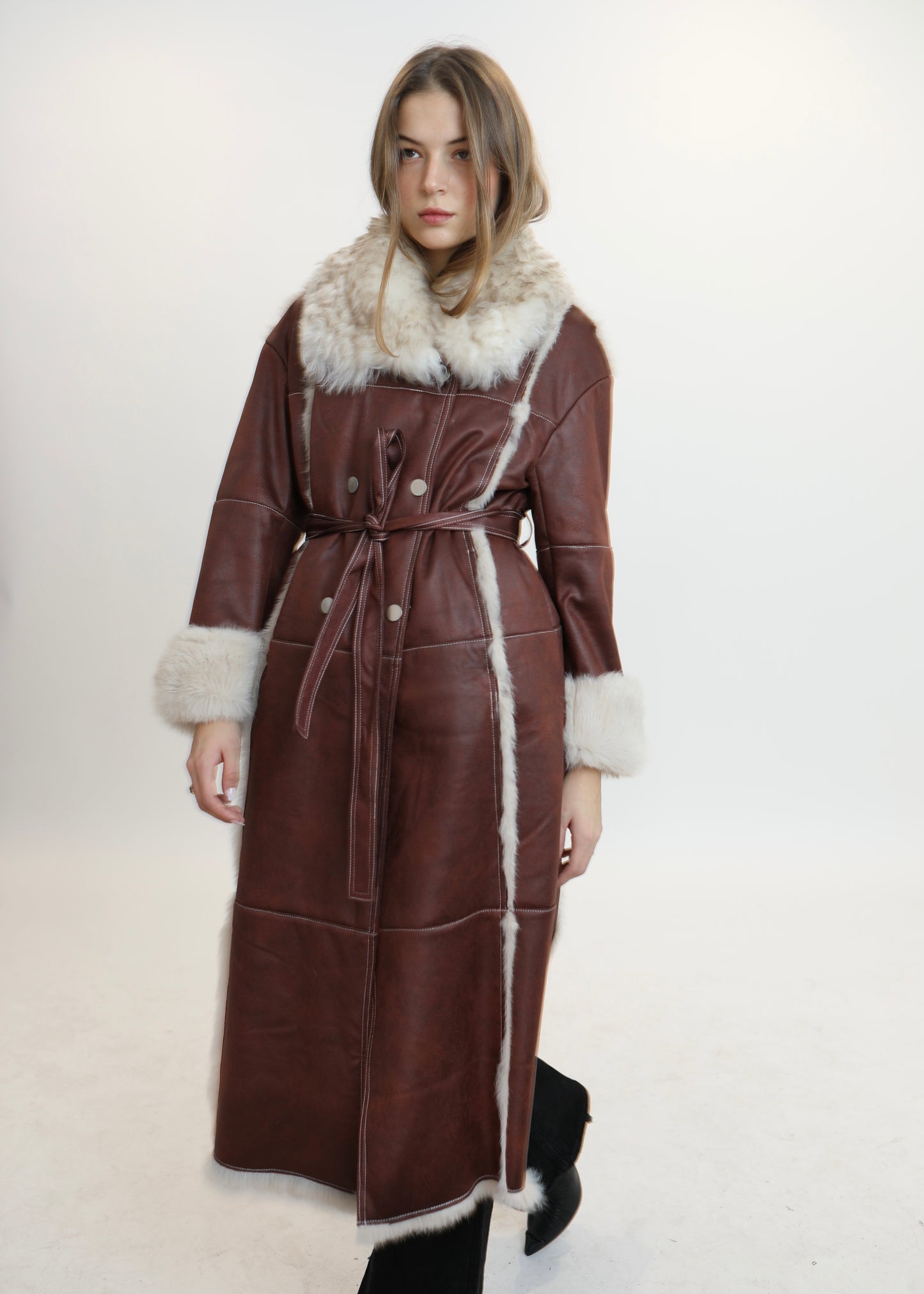 Abrigo TORONTO (granate)